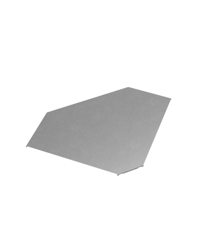 Крышка горизонтального угла 90 гр. 500 мм ПЛЮС HD85 КМ-профиль (KGLplus90-500 HD85) в Сергиевом Посаде Аксессуары для лотков Pintop.ru