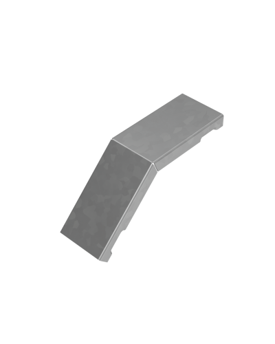 Крышка внешнего вертикального угла 45 гр. 50 мм ПЛЮС HD КМ-Профиль (KVLplus45-50 HD) в Сергиевом Посаде Аксессуары для лотков Pintop.ru