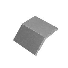 Крышка внешнего вертикального угла 45 гр. 150 мм "ПЛЮС" КМ-Профиль (KVLplus45-150)