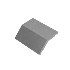 Крышка внешнего вертикального угла 45 гр. 200 мм "ПЛЮС" HD КМ-Профиль (KVLplus45-200 HD)