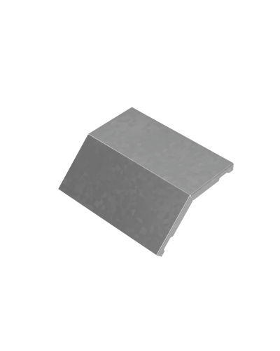 Крышка внешнего вертикального угла 45 гр. 200 мм ПЛЮС HD КМ-Профиль (KVLplus45-200 HD) в Сергиевом Посаде Аксессуары для лотков Pintop.ru