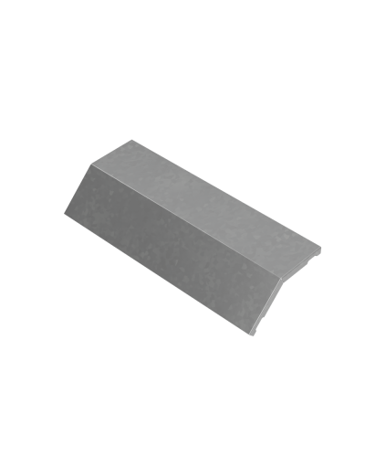 Крышка внешнего вертикального угла 45 гр. 400 мм ПЛЮС HD КМ-Профиль (KVLplus45-400 HD) в Сергиевом Посаде Аксессуары для лотков Pintop.ru