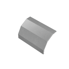 Крышка внешнего вертикального угла 90 гр. 400 мм "ПЛЮС" КМ-Профиль (KVLplus90-400)