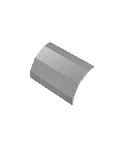 Крышка внешнего вертикального угла 90 гр. 400 мм ПЛЮС КМ-Профиль (KVLplus90-400) в Сергиевом Посаде Аксессуары для лотков Pintop.ru