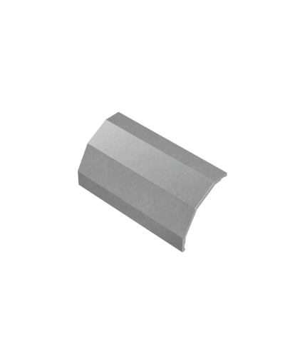 Крышка внешнего вертикального угла 90 гр. 500 мм ПЛЮС INOX304 КМ-Профиль (KVLplus90-500 INOX304) в Сергиевом Посаде Аксессуары для лотков Pintop.ru