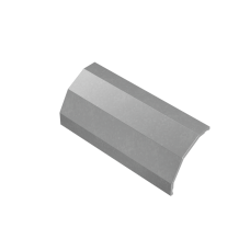 Крышка внешнего вертикального угла 90 гр. 600 мм "ПЛЮС" HD85 КМ-профиль (KVLplus90-600 HD85)