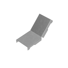 Крышка внутреннего вертикального угла 45 гр. 50 мм "ПЛЮС" КМ-Профиль (KNLplus45-50)