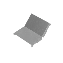 Крышка внутреннего вертикального угла 45 гр. 100 мм "ПЛЮС" HD КМ-Профиль (KNLplus45-100 HD)