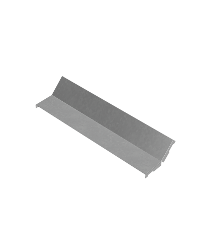 Крышка внутреннего вертикального угла 45 гр. 400 мм ПЛЮС INOX304 КМ-Профиль (KNLplus45-400 INOX304) в Сергиевом Посаде Аксессуары для лотков Pintop.ru