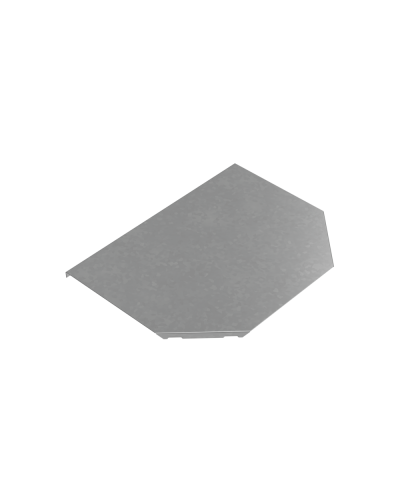 Крышка Т-отвода 200 мм ПЛЮС INOX304 КМ-Профиль (KTDplus200 INOX304) в Сергиевом Посаде Аксессуары для лотков Pintop.ru