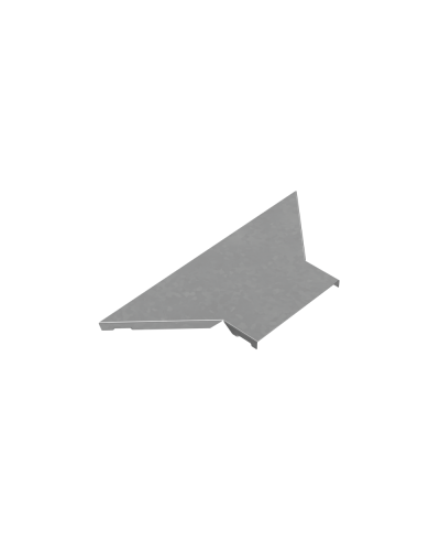 Крышка Т-ответвителя 150 мм ПЛЮС INOX304 КМ-Профиль (KTUplus150 INOX304) в Сергиевом Посаде Аксессуары для лотков Pintop.ru