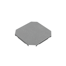 Крышка Х-разветвителя 50 мм "ПЛЮС" КМ-Профиль (KXDplus50)