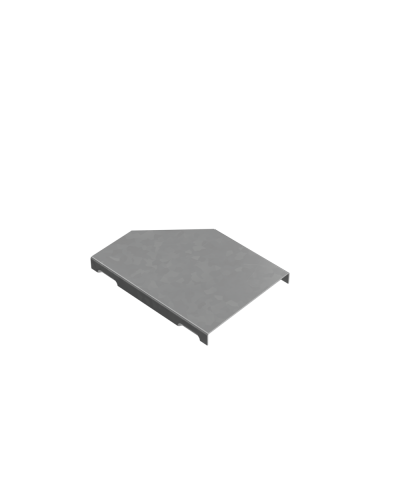 Крышка переходника левого 50-100 мм ПЛЮС КМ-Профиль (KPDplus50-100-L) в Сергиевом Посаде Аксессуары для лотков Pintop.ru