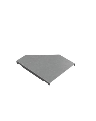 Крышка переходника левого 50-150 мм ПЛЮС HD85 КМ-профиль (KPDplus50-150-L HD85) в Сергиевом Посаде Аксессуары для лотков Pintop.ru