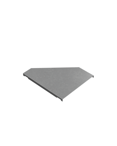 Крышка переходника левого 50-200 мм ПЛЮС HD85 КМ-профиль (KPDplus50-200-L HD85) в Сергиевом Посаде Аксессуары для лотков Pintop.ru