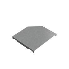 Крышка переходника левого 100-150 мм "ПЛЮС" HD85 КМ-профиль (KPDplus100-150-L HD85)