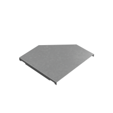 Крышка переходника левого 100-200 мм "ПЛЮС" HD КМ-Профиль (KPDplus100-200-L HD)