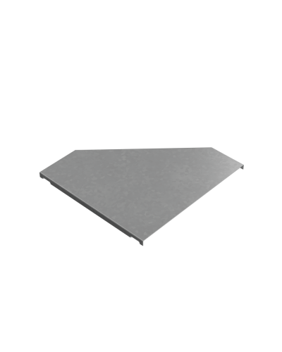 Крышка переходника левого 100-300 мм ПЛЮС HD85 КМ-профиль (KPDplus100-300-L HD85) в Сергиевом Посаде Аксессуары для лотков Pintop.ru