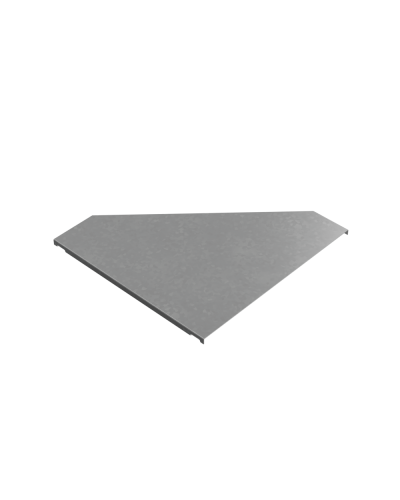 Крышка переходника левого 100-400 мм ПЛЮС HD85 КМ-профиль (KPDplus100-400-L HD85) в Сергиевом Посаде Аксессуары для лотков Pintop.ru