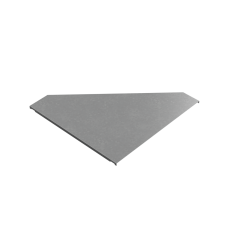 Крышка переходника левого 100-500 мм "ПЛЮС" INOX304 КМ-Профиль (KPDplus100-500-L INOX304)