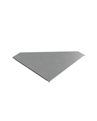 Крышка переходника левого 100-500 мм ПЛЮС INOX304 КМ-Профиль (KPDplus100-500-L INOX304) в Сергиевом Посаде Аксессуары для лотков Pintop.ru