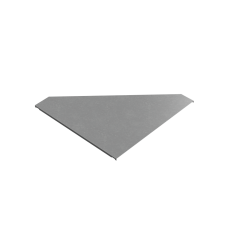 Крышка переходника левого 100-600 мм "ПЛЮС" INOX304 КМ-Профиль (KPDplus100-600-L INOX304)