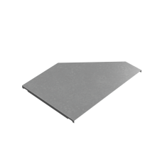 Крышка переходника левого 200-400 мм "ПЛЮС" INOX304 КМ-Профиль (KPDplus200-400-L INOX304)