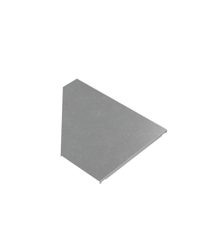 Крышка переходника левого 200-500 мм ПЛЮС HD КМ-Профиль (KPDplus200-500-L HD) в Сергиевом Посаде Аксессуары для лотков Pintop.ru