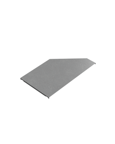 Крышка переходника левого 300-500 мм ПЛЮС HD КМ-Профиль (KPDplus300-500-L HD) в Сергиевом Посаде Аксессуары для лотков Pintop.ru