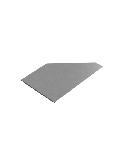 Крышка переходника левого 300-600 мм ПЛЮС HD КМ-Профиль (KPDplus300-600-L HD) в Сергиевом Посаде Аксессуары для лотков Pintop.ru