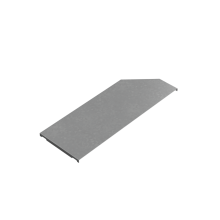 Крышка переходника левого 400-500 мм "ПЛЮС" INOX304 КМ-Профиль (KPDplus400-500-L INOX304)