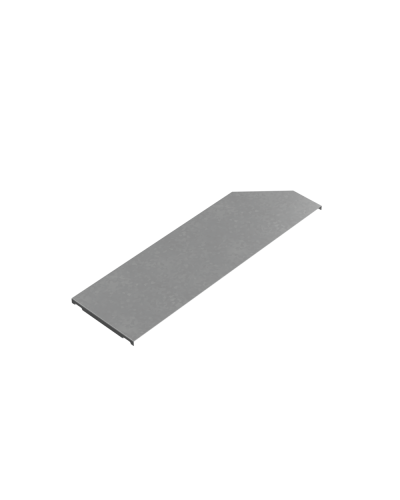 Крышка переходника левого 500-600 мм ПЛЮС КМ-Профиль (KPDplus500-600-L) в Сергиевом Посаде Аксессуары для лотков Pintop.ru