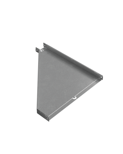 Переходник правый 50х100-600 мм ПЛЮС HD КМ-Профиль (PDplus50-100-600-R HD) в Сергиевом Посаде Аксессуары для лотков Pintop.ru