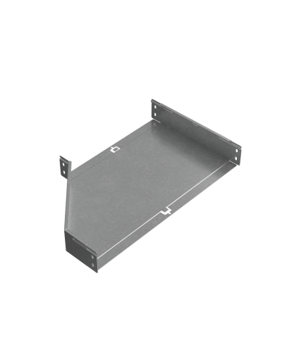 Переходник правый 80х400-600 мм ПЛЮС HD КМ-Профиль (PDplus80-400-600-R HD) в Сергиевом Посаде Аксессуары для лотков Pintop.ru