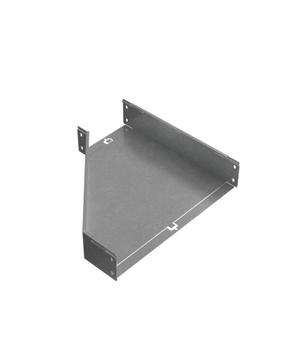 Переходник правый 100х200-500 мм ПЛЮC INOX304 КМ-Профиль (PDplus100-200-500-R INOX304) в Сергиевом Посаде Аксессуары для лотков Pintop.ru