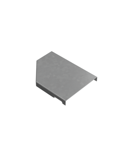 Крышка переходника правого 50-100 мм ПЛЮС КМ-Профиль (KPDplus50-100-R) в Сергиевом Посаде Аксессуары для лотков Pintop.ru