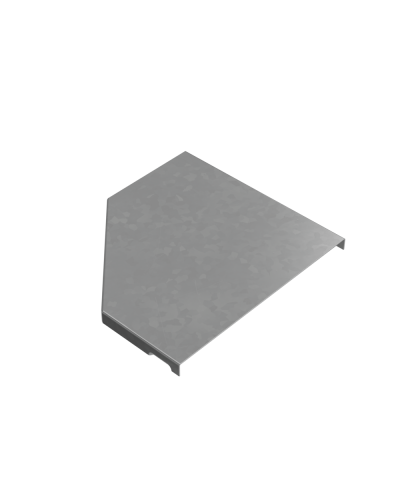 Крышка переходника правого 100-200 мм ПЛЮС HD КМ-Профиль (KPDplus100-200-R HD) в Сергиевом Посаде Аксессуары для лотков Pintop.ru