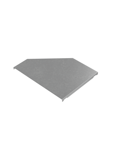 Крышка переходника правого 150-300 мм ПЛЮС HD85 КМ-профиль (KPDplus150-300-R HD85) в Сергиевом Посаде Аксессуары для лотков Pintop.ru