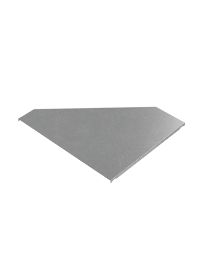 Крышка переходника правого 150-500 мм ПЛЮС INOX304 КМ-Профиль (KPDplus150-500-R INOX304) в Сергиевом Посаде Аксессуары для лотков Pintop.ru