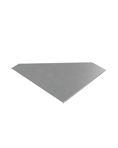 Крышка переходника правого 150-600 мм ПЛЮС INOX304 КМ-Профиль (KPDplus150-600-R INOX304) в Сергиевом Посаде Аксессуары для лотков Pintop.ru