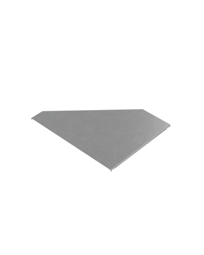 Крышка переходника правого 200-600 мм ПЛЮС INOX304 КМ-Профиль (KPDplus200-600-R INOX304) в Сергиевом Посаде Аксессуары для лотков Pintop.ru