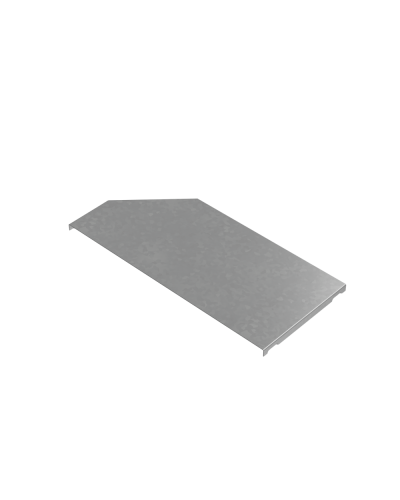 Крышка переходника правого 300-400 мм ПЛЮС INOX304 КМ-Профиль (KPDplus300-400-R INOX304) в Сергиевом Посаде Аксессуары для лотков Pintop.ru