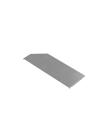 Крышка переходника правого 400-500 мм ПЛЮС INOX304 КМ-Профиль (KPDplus400-500-R INOX304) в Сергиевом Посаде Аксессуары для лотков Pintop.ru