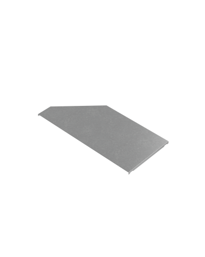 Крышка переходника правого 400-600 мм ПЛЮС HD85 КМ-профиль (KPDplus400-600-R HD85) в Сергиевом Посаде Аксессуары для лотков Pintop.ru