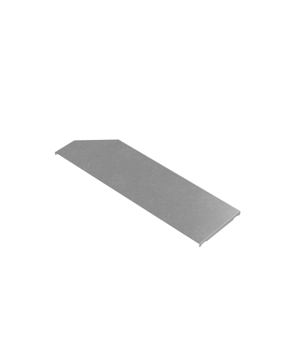 Крышка переходника правого 500-600 мм ПЛЮС INOX304 КМ-Профиль (KPDplus500-600-R INOX304) в Сергиевом Посаде Аксессуары для лотков Pintop.ru