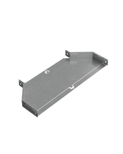 Переходник центральный 50х400-600 мм ПЛЮС INOX304 КМ-Профиль (PDplus50-400-600-C INOX304) в Сергиевом Посаде Аксессуары для лотков Pintop.ru