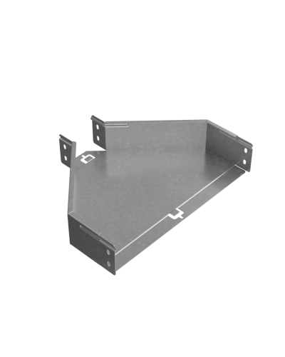 Переходник центральный 80х100-400 мм ПЛЮС HD85 КМ-профиль (PDplus80-100-400-C HD85) в Сергиевом Посаде Аксессуары для лотков Pintop.ru