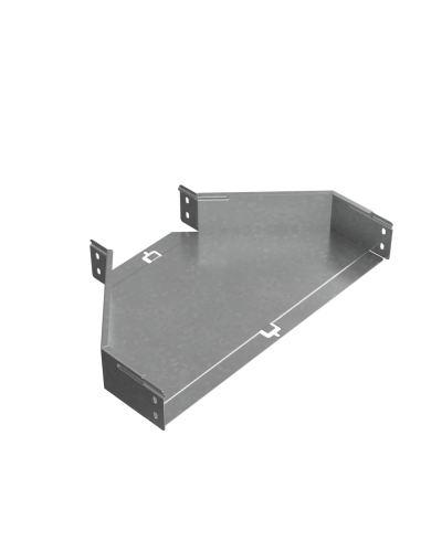 Переходник центральный 80х200-500 мм ПЛЮС КМ-Профиль (PDplus80-200-500-C) в Сергиевом Посаде Аксессуары для лотков Pintop.ru