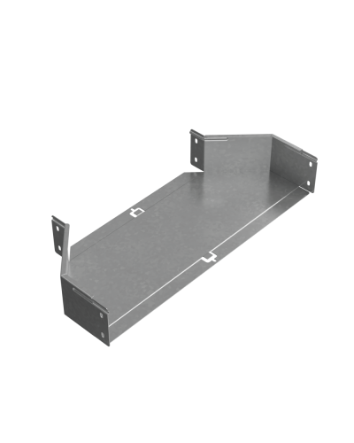 Переходник центральный 100х400-600 мм ПЛЮС INOX304 КМ-Профиль (PDplus100-400-600-C INOX304) в Сергиевом Посаде Аксессуары для лотков Pintop.ru