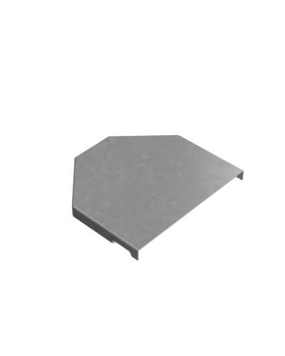 Крышка переходника центрального 50-150 мм ПЛЮС INOX304 КМ-Профиль (KPDplus50-150-C INOX304) в Сергиевом Посаде Аксессуары для лотков Pintop.ru